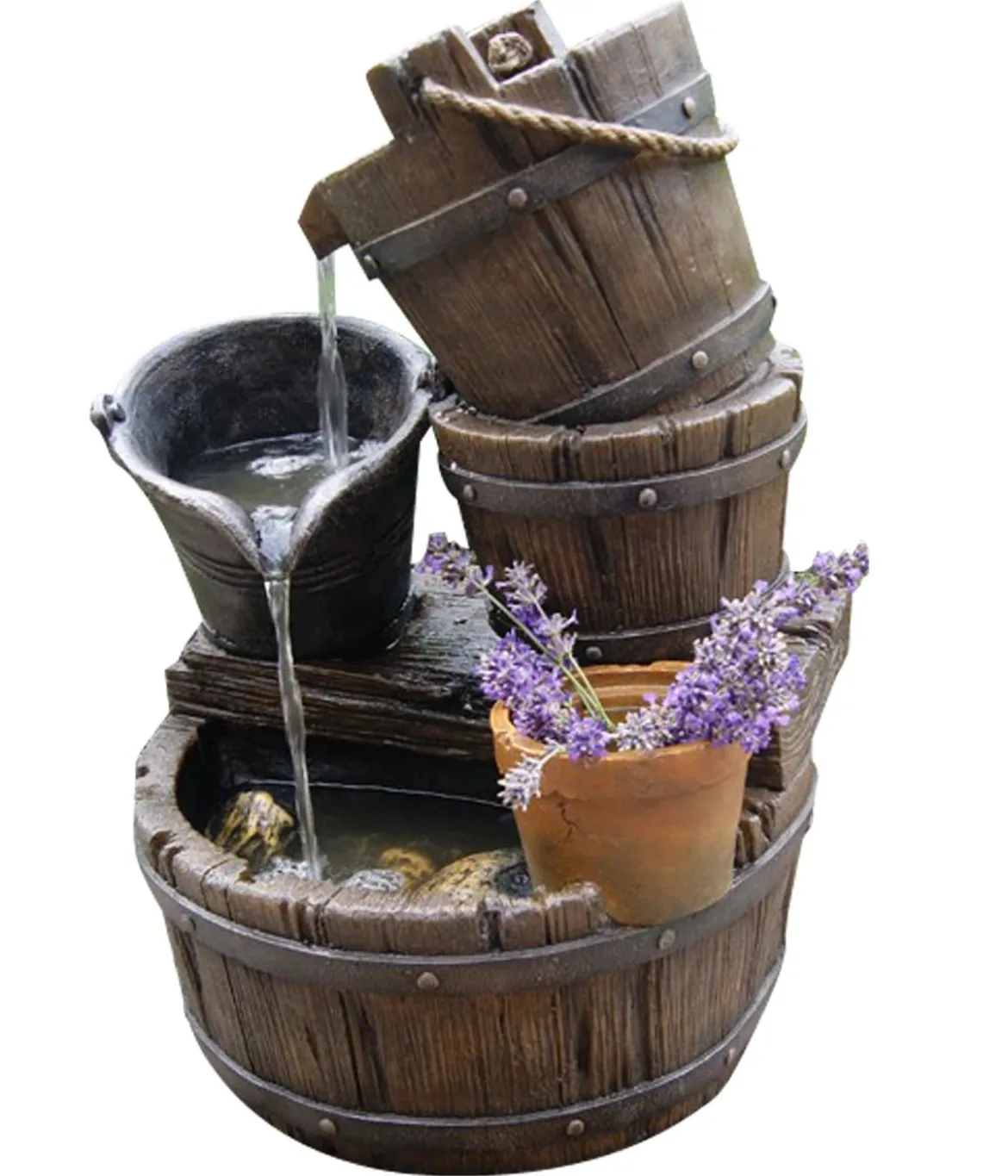 Ubbink Polyresin-Gartenbrunnen Halifax, ca. B34/H56,5/T38,5 cm