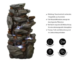 Ubbink Polyresin-Gartenbrunnen Acqua Arte Bonorva, ca. H127 cm