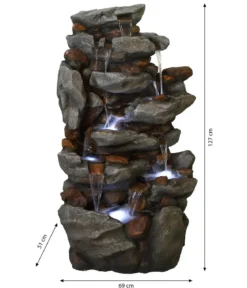 Ubbink Polyresin-Gartenbrunnen Acqua Arte Bonorva, ca. H127 cm