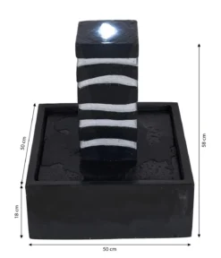 Ubbink Polyresin-Gartenbrunnen Acqua Arte Borgo, ca. H58 cm