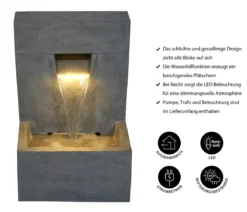 Ubbink Polyresin-Gartenbrunnen Acqua Arte Posada, ca. H61 cm