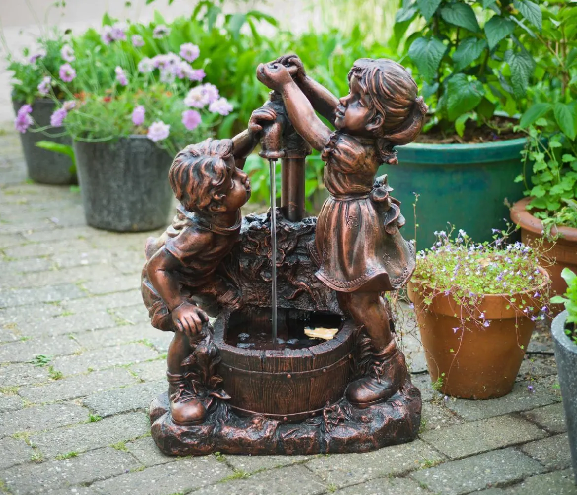 Ubbink Polyresin-Gartenbrunnen Acqua Arte Memphis, ca. H64 cm