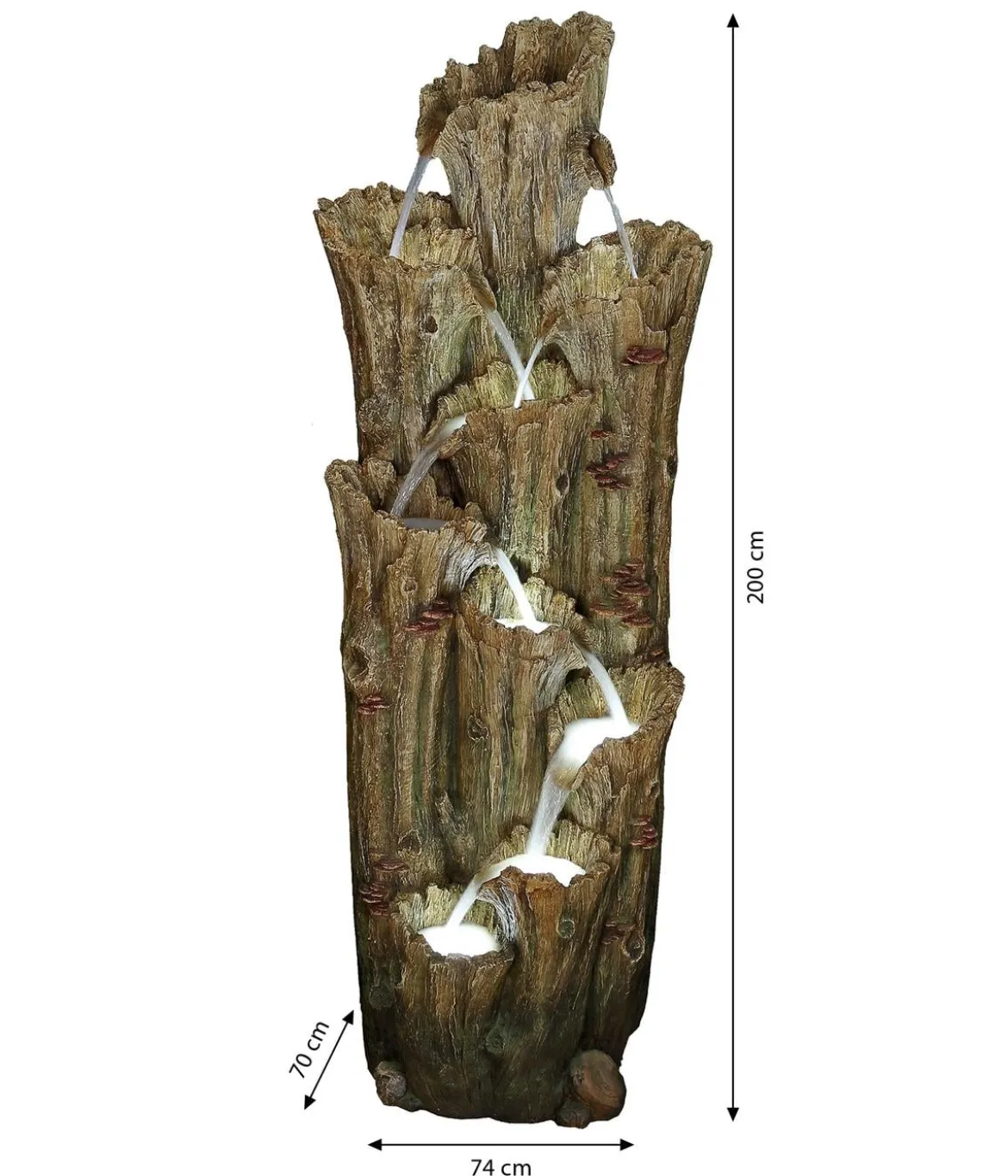 Ubbink Polyresin-Gartenbrunnen Acqua Arte Tiros, ca. H200 cm
