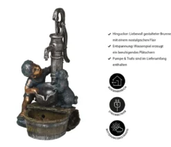 Ubbink Polyresin-Gartenbrunnen Acqua Arte Regina, ca. H77 cm