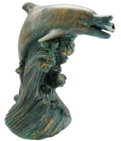 Ubbink Polystone-Wasserspeier Delfin, ca. B16/H18/T10 cm