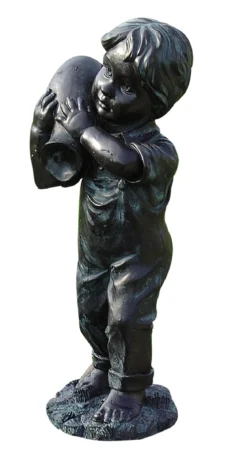 Ubbink Polystone-Wasserspeier Yannick, ca. B20/H48/T17 cm