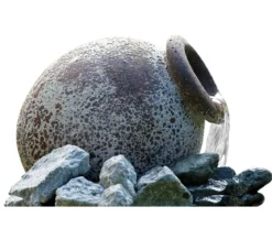 Ubbink Terrakotta-Gartenbrunnen Orange, 31 x 21 x 26 cm