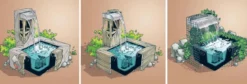 Ubbink Wasserfall-Set Nevada 60, ca. B60/H13/T33 cm