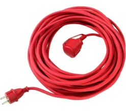 UNITEC Verlängerungskabel, rot, 25 m