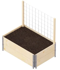 Upyard Hochbeet-Rankgitter für Holzaufsatzrahmen, ca. B110/H70 cm