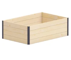 Upyard Holz-Hochbeet GardenBox I-Box, ca. B120/H40/T80 cm