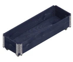 Upyard Holz-Kräuterkasten HerbsBox mit Rollen, ca. B120/H20/T40 cm