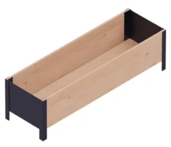 Upyard Holz-Pflanzkasten ModernBox, ca. B118/H32/T36 cm