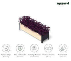 Upyard Holz-Pflanzkasten ModernBox, ca. B118/H32/T36 cm