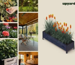Upyard Holz-Pflanzkasten ModernBox, ca. B118/H32/T36 cm
