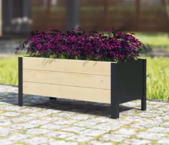 Upyard Holz-Pflanzkasten ModernBox, ca. B78/H32/T36 cm