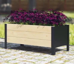 Upyard Holz-Pflanzkasten ModernBox, ca. B78/H32/T36 cm