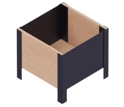 Upyard Holz-Pflanzkasten ModernBox, ca. B36/H32/T36 cm