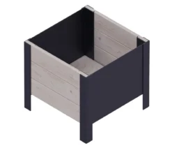 Upyard Holz-Pflanzkasten ModernBox, ca. B36/H32/T36 cm