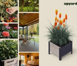 Upyard Holz-Pflanzkasten ModernBox, ca. B36/H32/T36 cm