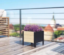 Upyard Holz-Pflanzkasten ModernBox, ca. B36/H32/T36 cm