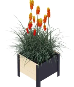 Upyard Holz-Pflanzkasten ModernBox, ca. B36/H32/T36 cm