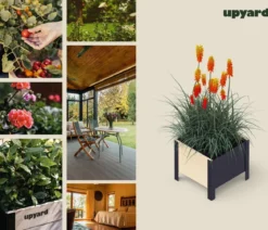 Upyard Holz-Pflanzkasten ModernBox, ca. B36/H32/T36 cm