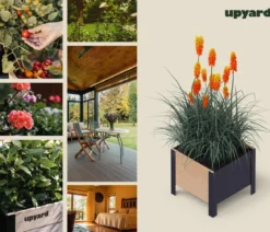 Upyard Holz-Pflanzkasten ModernBox, ca. B36/H32/T36 cm