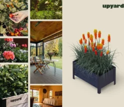 Upyard Holz-Pflanzkasten ModernBox, ca. B58/H32/T36 cm