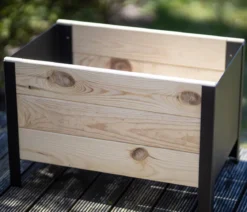 Upyard Holz-Pflanzkasten ModernBox, ca. B58/H32/T36 cm