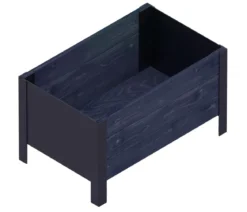 Upyard Holz-Pflanzkasten ModernBox, ca. B58/H32/T36 cm