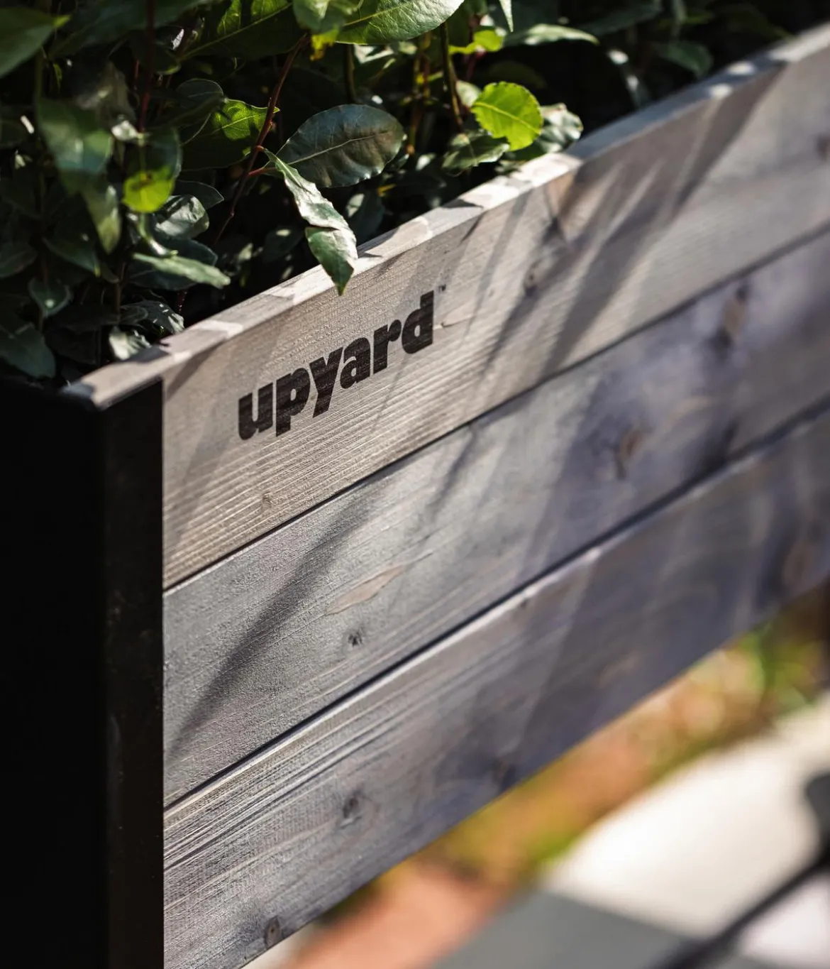Upyard Holz-Pflanzkasten ModernBox mit Ablage, ca. B118/H72/T36 cm