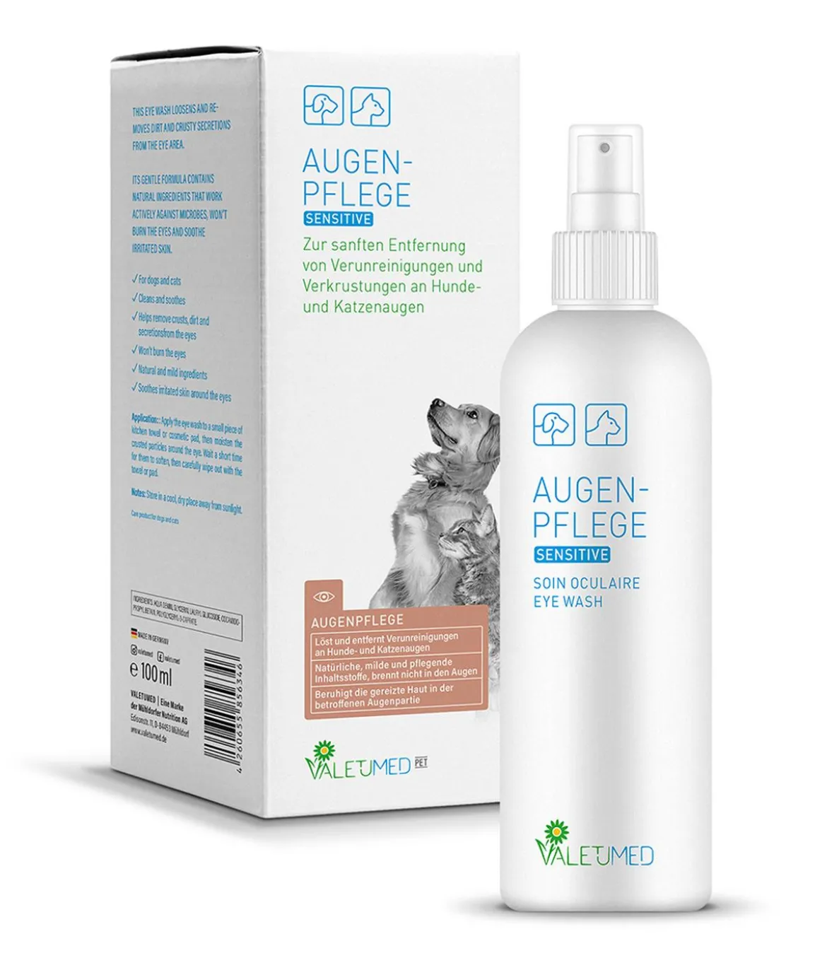 VALETUMED Augenpflege Sensitive, 100 ml