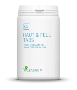 Valetumed Ergänzungsfutter für Hunde Haut & Fell Tabs, 180 g