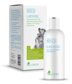 Valetumed Ergänzungsfutter für Hunde & Katzen Lachsöl, 100 ml