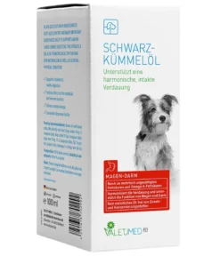 Valetumed Ergänzungsfutter für Hunde Schwarzkümmelöl, 100 ml