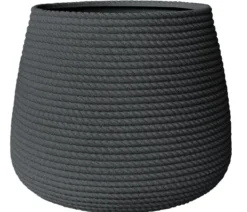 Vasar Kunststoff-Topf Campana Bali, bauchig, anthrazit