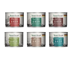 Venandi Animal Nassfutter für Katzen Adult Probierpaket 3, 6 x 200 g