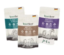 Venandi Animal Nassfutter für Katzen Adult Probierpaket 2, 12 x 125 g