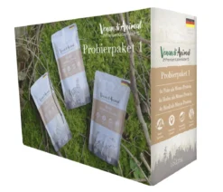 Venandi Animal Nassfutter für Katzen Adult Probierpaket 1, 12 x 125 g