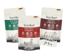Venandi Animal Nassfutter für Katzen Adult Probierpaket 1, 12 x 125 g