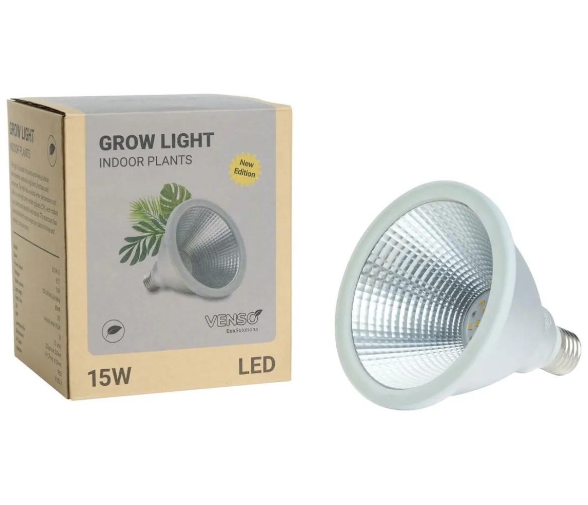 Venso LED-Pflanzenlampe Indoor Plants E27, 15 W
