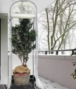 Videx Frostschutzhaus Snow, transparent, ca. B58/H200/T48 cm