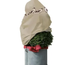 Videx Vlieshaube Spatzen, ca. B110/H110 cm, sand