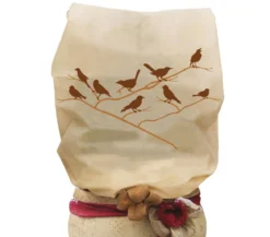 Videx Vlieshaube Vögel, 180 cm, beige