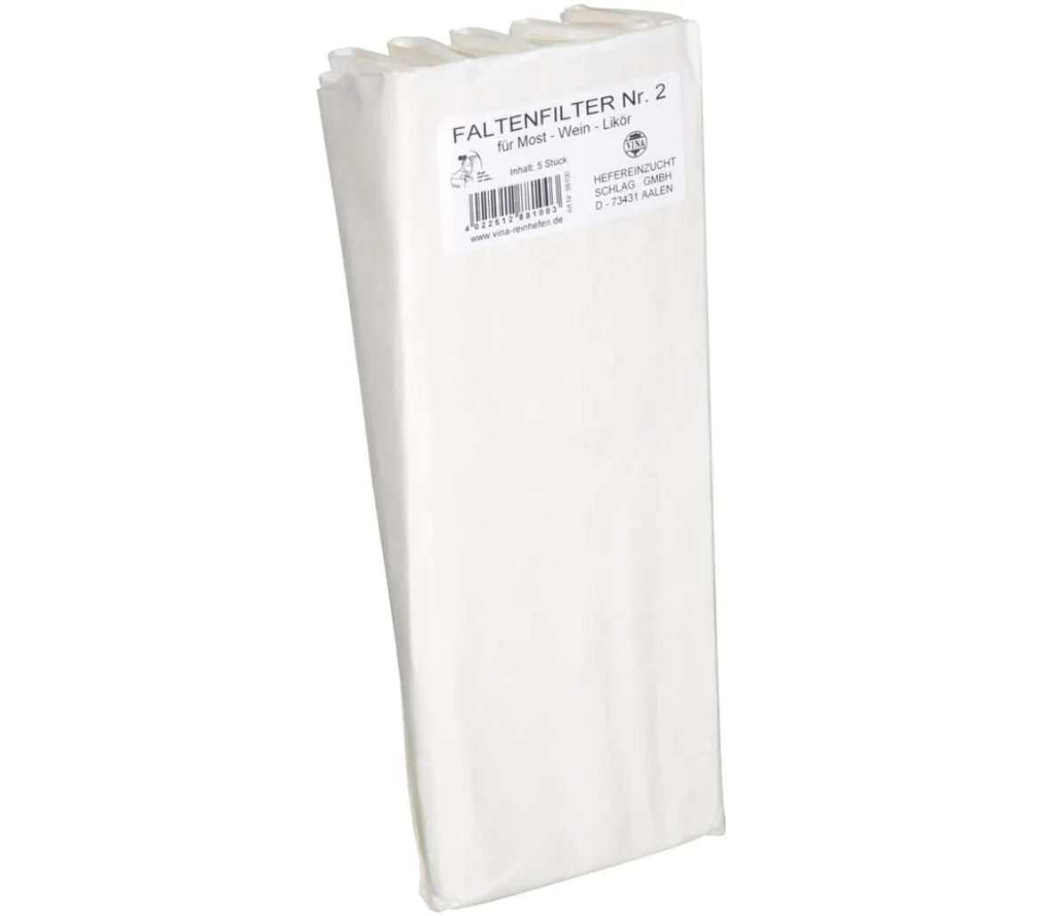 Vina Faltenfilter, 5er-Set