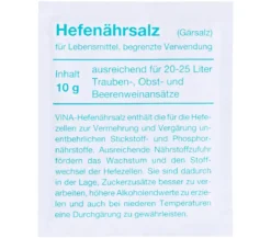 Vina Hefenährsalz zur Weinbereitung