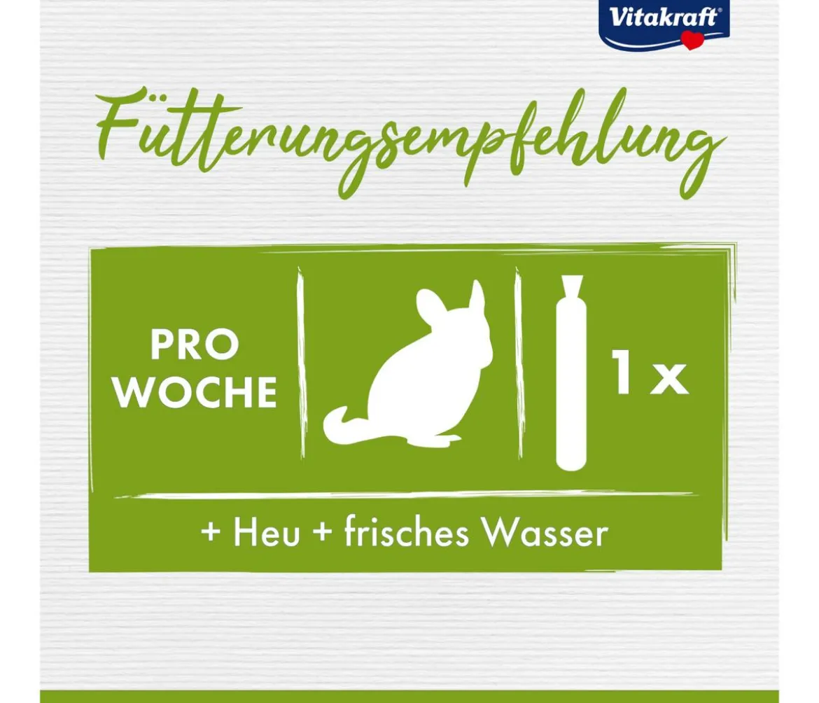 Vitakraft® Kräcker® Original Calci-Fit für Chinchillas, 2er Pack