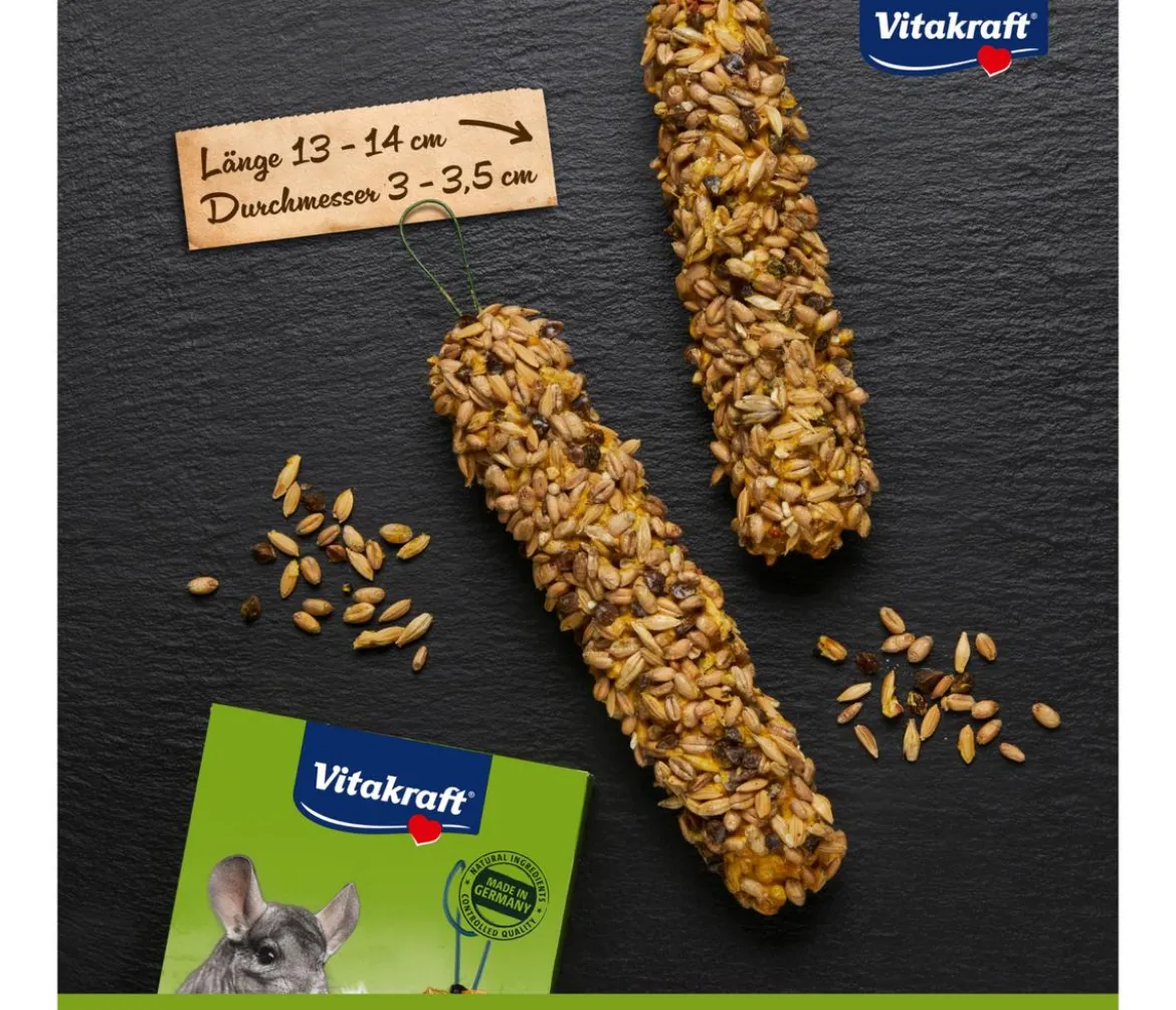 Vitakraft® Kräcker® Original Calci-Fit für Chinchillas, 2er Pack