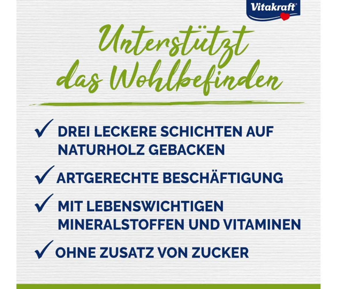 Vitakraft® Kräcker® Original Calci-Fit für Chinchillas, 2er Pack